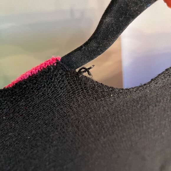 RARE Vintage St. John Knit Duster - 80s/90s Art Deco Geometric Statement Sweater - Picture 8 of 8